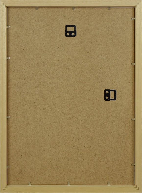 Athena Black Woodgrain Thin Block Premium Wood Picture Frame