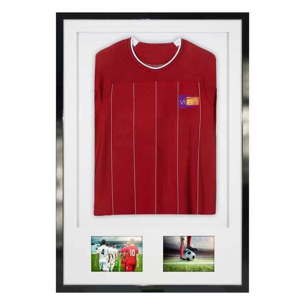 Vivarti DIY Sports Shirt Display 3D Gloss Black Frame