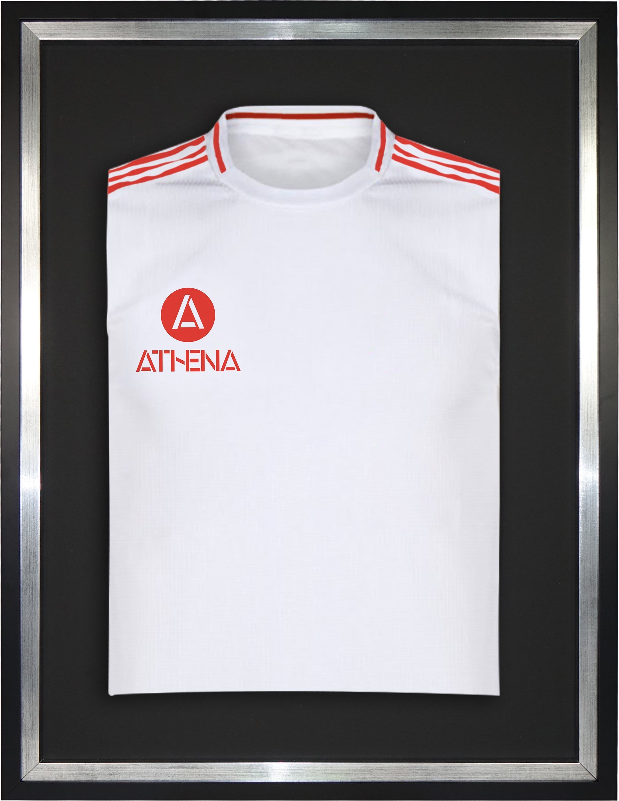 Athena Premium Wood DIY Sports Shirt Display Standard Black Frame