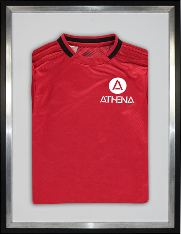 Athena Premium Wood DIY Sports Shirt Display Standard Black Frame