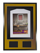 Vivarti DIY 3D Mounted + Double Aperture Sports Shirt Display Black Frame with Colour Mounts-38