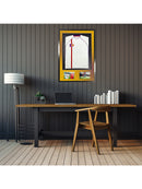 Vivarti DIY 3D Mounted + Double Aperture Sports Shirt Display Black Frame with Colour Mounts-37