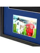 Vivarti DIY 3D Mounted + Double Aperture Sports Shirt Display Black Frame with Colour Mounts-18