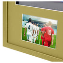 Vivarti DIY 3D Mounted + Double Aperture Sports Shirt Display Gold  Frame with Colour Mounts-114