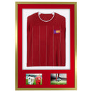 Vivarti DIY 3D Mounted + Double Aperture Sports Shirt Display Gold  Frame with Colour Mounts-7
