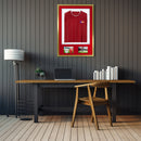 Vivarti DIY 3D Mounted + Double Aperture Sports Shirt Display Gold  Frame with Colour Mounts-71