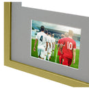 Vivarti DIY 3D Mounted + Double Aperture Sports Shirt Display Gold  Frame with Colour Mounts-113