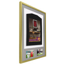 Vivarti DIY 3D Mounted + Double Aperture Sports Shirt Display Gold  Frame with Colour Mounts-137