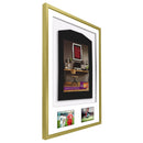 Vivarti DIY 3D Mounted + Double Aperture Sports Shirt Display Gold Frame-52