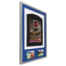 Vivarti DIY 3D Mounted + Double Aperture Sports Shirt Display Silver Frame with Colour Mounts-110