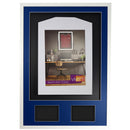 Vivarti DIY 3D Mounted + Double Aperture Sports Shirt Display White  Frame with Colour Mounts-16