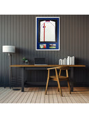 Vivarti DIY 3D Mounted + Double Aperture Sports Shirt Display Gloss White with Colour Mounts-15