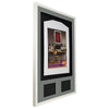 Vivarti DIY 3D Mounted + Double Aperture Sports Shirt Display Gloss White with Colour Mounts