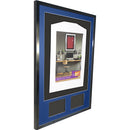 Vivarti DIY 3D Mounted + Double Aperture Sports Shirt Display Gloss Black Frame with Colour Mounts-17