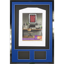 Vivarti DIY 3D Mounted + Double Aperture Sports Shirt Display Gloss Black Frame with Colour Mounts-16