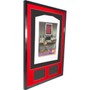 Vivarti DIY 3D Mounted + Double Aperture Sports Shirt Display Gloss Black Frame with Colour Mounts-22