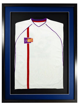 Vivarti DIY 3D Mounted Sports Shirt Display Black Frame with Colour Mounts - 0