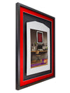 Vivarti DIY 3D Mounted Sports Shirt Display Black Frame with Colour Mounts