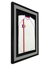 Vivarti DIY 3D Mounted Sports Shirt Display Black Frame with Colour Mounts