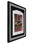 Vivarti DIY 3D Mounted Sports Shirt Display Black Frame with Colour Mounts-12