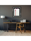 Vivarti DIY 3D Mounted Sports Shirt Display Black Frame with Colour Mounts-10