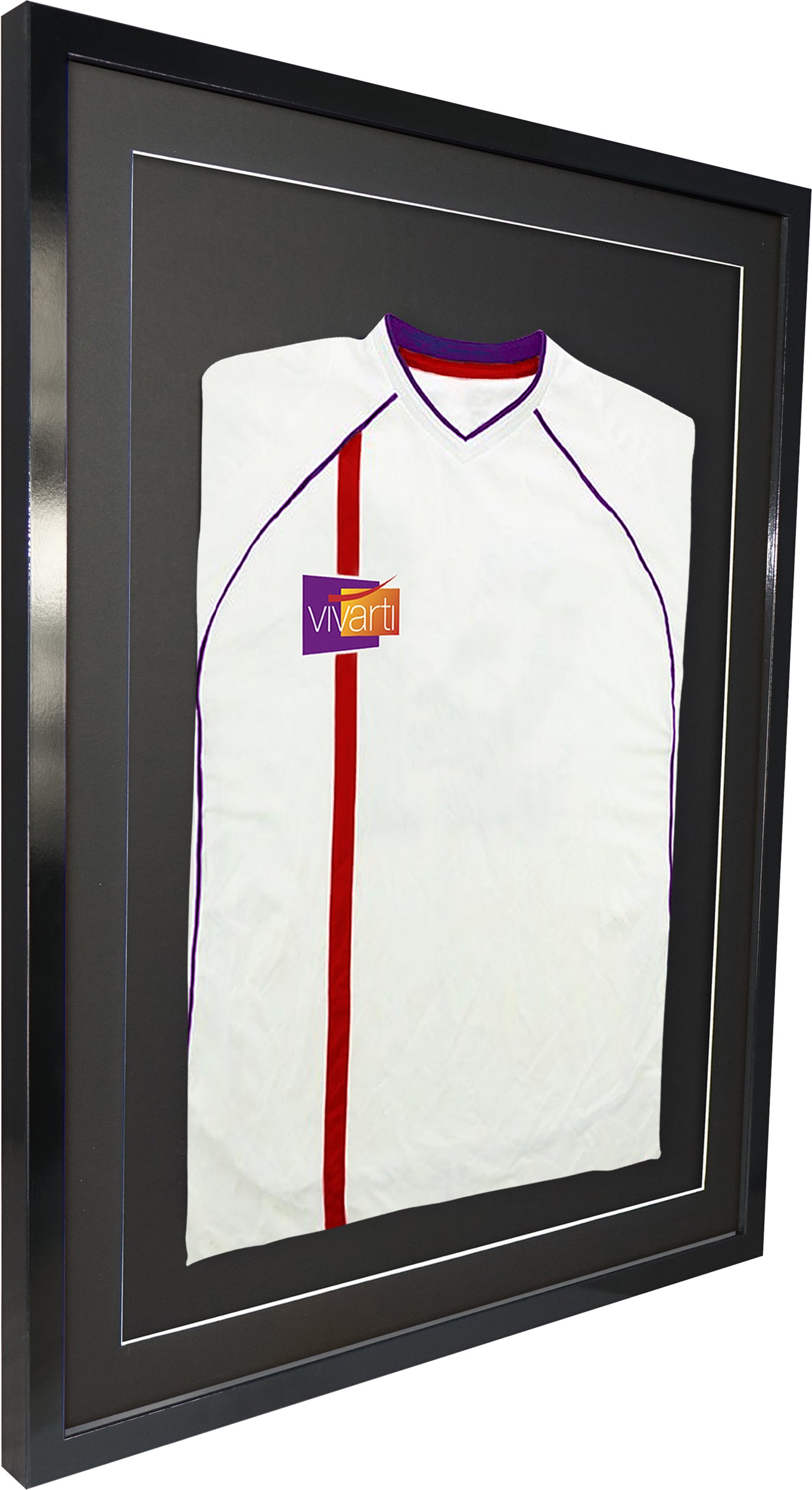 Vivarti DIY Sports Shirt Display 3D Gloss Black Frame
