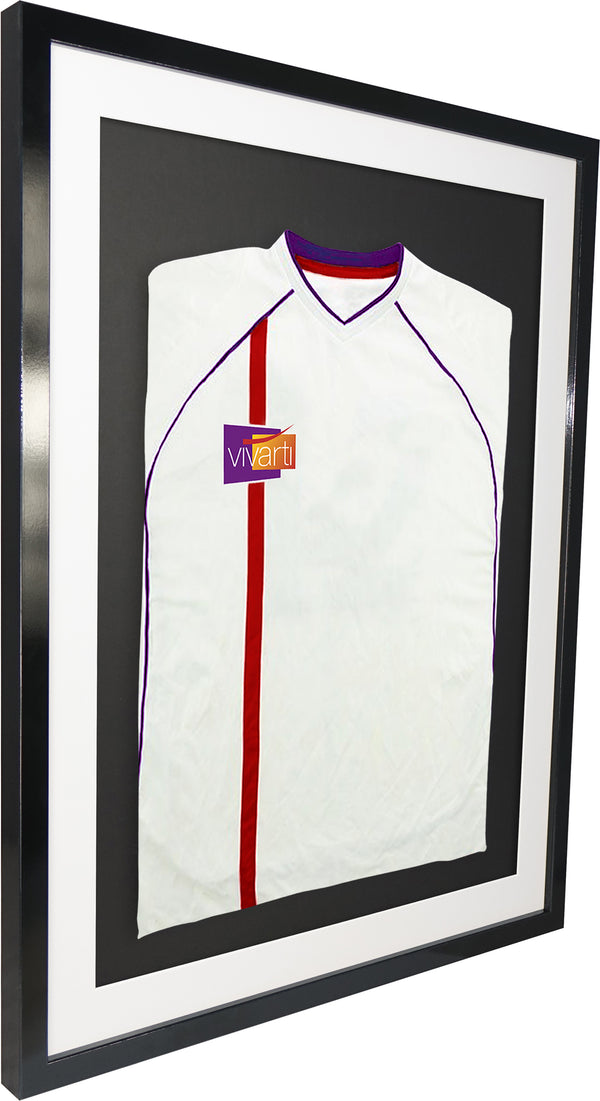 Vivarti DIY Sports Shirt Display 3D Gloss Black Frame