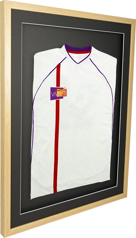 Vivarti DIY Sports Shirt Display 3D Oak Frame
