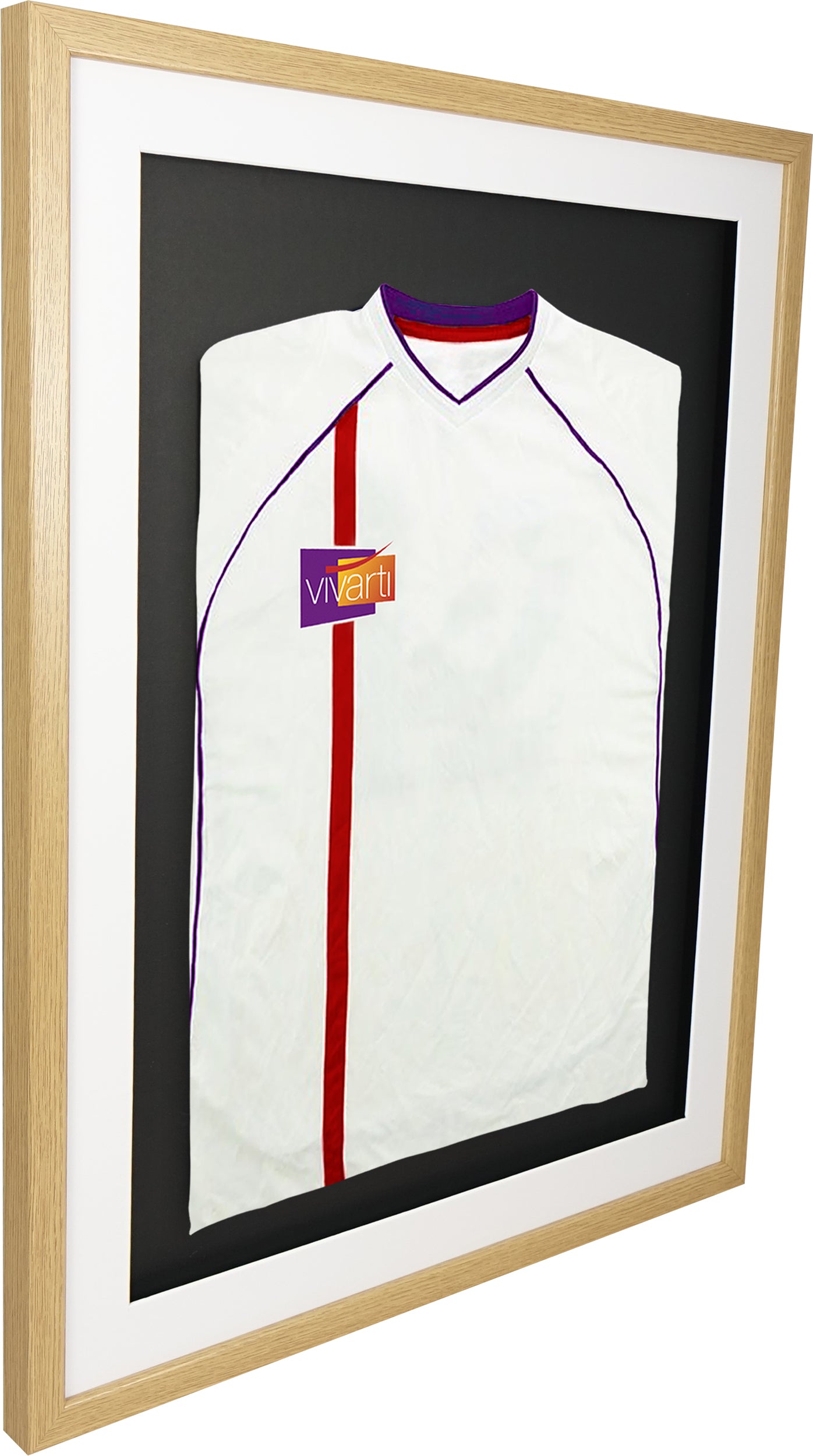 Vivarti DIY Sports Shirt Display 3D Oak Frame