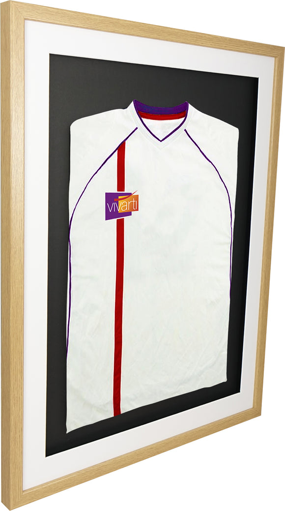 Vivarti DIY Sports Shirt Display 3D Oak Frame
