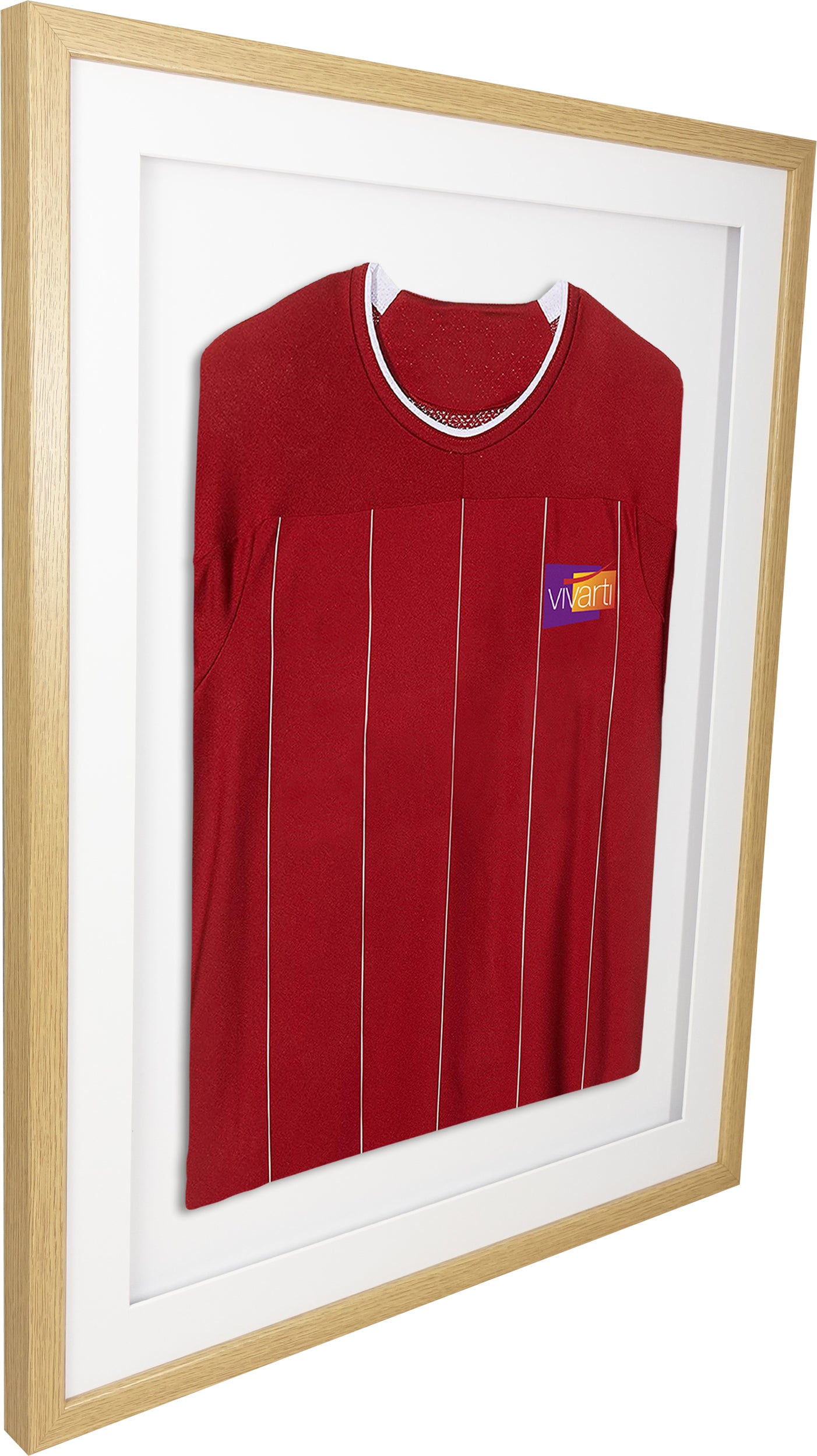 Vivarti DIY Sports Shirt Display 3D Oak Frame