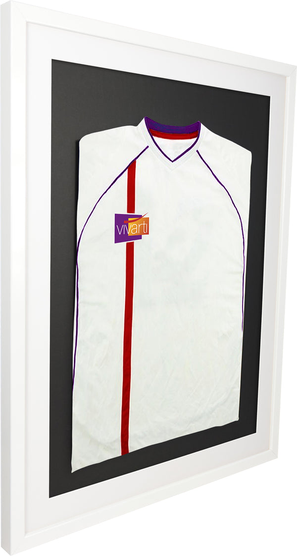 Vivarti DIY Sports Shirt Display 3D Gloss White Frame