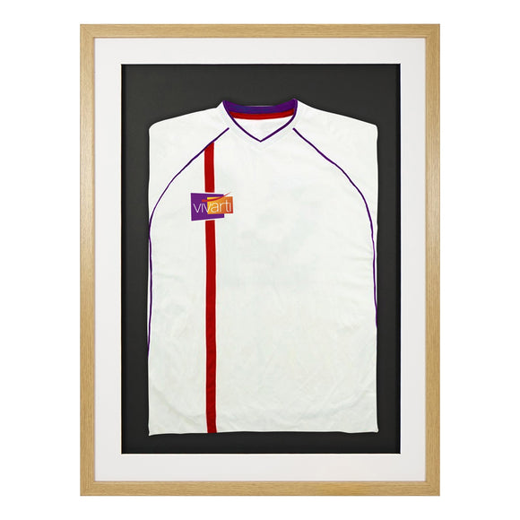 Vivarti DIY Sports Shirt Display 3D Oak Frame
