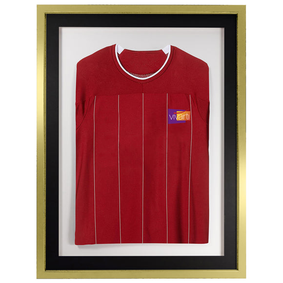 Vivarti DIY 3D Mounted Sports Shirt Display Gold Frame
