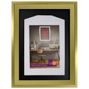 Vivarti DIY 3D Mounted Sports Shirt Display Gold  Frame with Colour Mounts-83