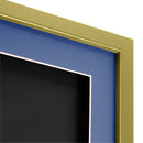 Vivarti DIY 3D Mounted Sports Shirt Display Gold  Frame with Colour Mounts-133