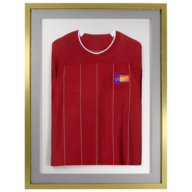 Vivarti DIY 3D Mounted Sports Shirt Display Gold  Frame with Colour Mounts