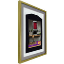 Vivarti DIY 3D Mounted Sports Shirt Display Gold  Frame with Colour Mounts-106