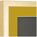 Vivarti DIY 3D Mounted Sports Shirt Display Oak Frame with Colour Mounts-41