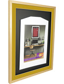 Vivarti DIY 3D Mounted Sports Shirt Display Oak Frame with Colour Mounts-35