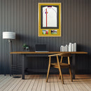 Vivarti DIY 3D Mounted Sports Shirt Display Oak Frame with Colour Mounts-42