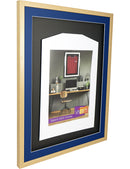 Vivarti DIY 3D Mounted Sports Shirt Display Oak Frame with Colour Mounts-14