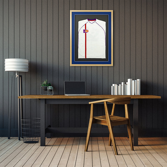Vivarti DIY 3D Mounted Sports Shirt Display Oak Frame with Colour Mounts