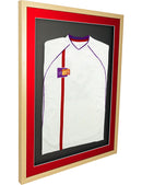 Vivarti DIY 3D Mounted Sports Shirt Display Oak Frame with Colour Mounts-15