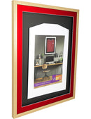 Vivarti DIY 3D Mounted Sports Shirt Display Oak Frame with Colour Mounts-17