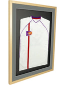 Vivarti DIY 3D Mounted Sports Shirt Display Oak Frame with Colour Mounts-9