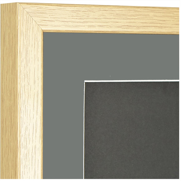 Vivarti DIY 3D Mounted Sports Shirt Display Oak Frame with Colour Mounts