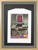 Vivarti DIY 3D Mounted Sports Shirt Display Oak Frame with Colour Mounts-10