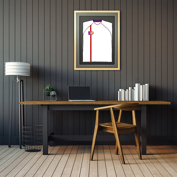 Vivarti DIY 3D Mounted Sports Shirt Display Oak Frame with Colour Mounts