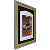 Vivarti DIY 3D Mounted Sports Shirt Display Silver  Frame with Colour Mounts